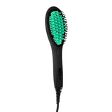Hair Straightening Ceramic Brush - Light Green - $49.99 - 50% OFF
