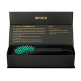 Hair Straightening Ceramic Brush - Light Green - $49.99 - 50% OFF