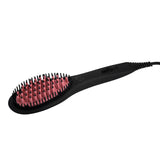 Hair Straightening Ceramic Brush - Hot Pink - $49.99 - 50% OFF