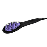 Hair Straightening Ceramic Brush - Light Purple - $49.99 - 50% OFF